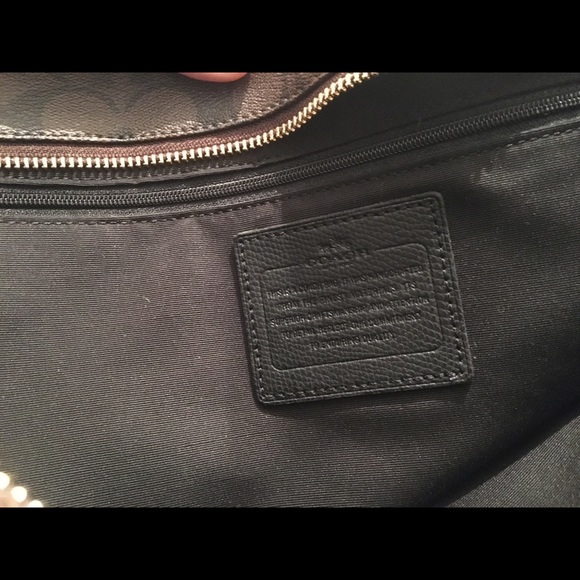 Leather Coach Diaper Bag - Picture 4 of 5